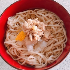 ツナおろしうどん